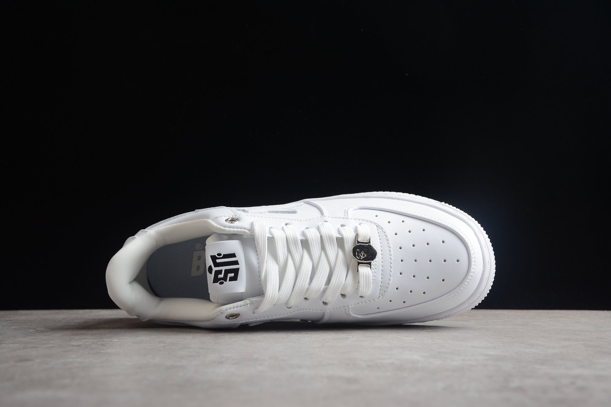 BAPE Sta Low Top Sneakers - White Unisex Streetwear Limited Edition - Introducing the BAPE STA Low Top Sneakers in Triple White C a perfect blend of