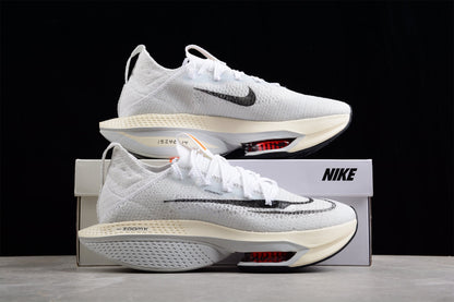 Zoom Alphafly Ne - T% 2 White And - Black Unisex Streetwear Limited Edition