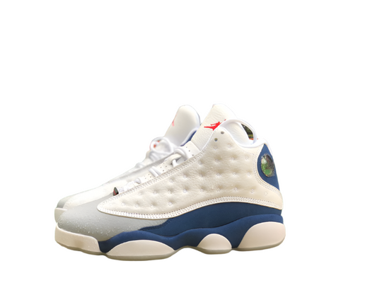 Jordan 13 french Blue Unisex Streetwear Limited Edition - The Air Jordan 13 in black and blue is a sleek and dynamic addition to