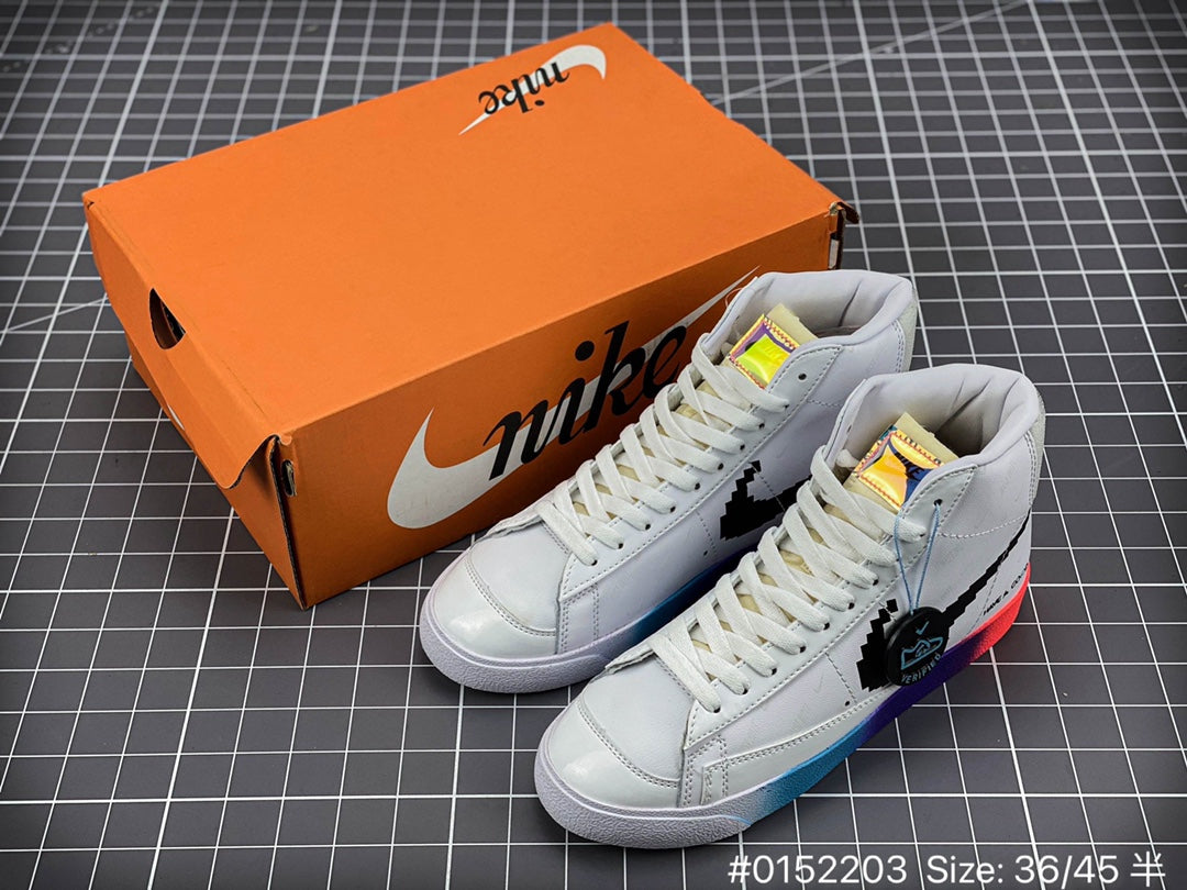 Nike Blazer Mid'1977 'good Time' - White Unisex Streetwear Limited Edition - The Nike Blazer 1977 'Good Time' League of Legends Edition is a bold celebration of