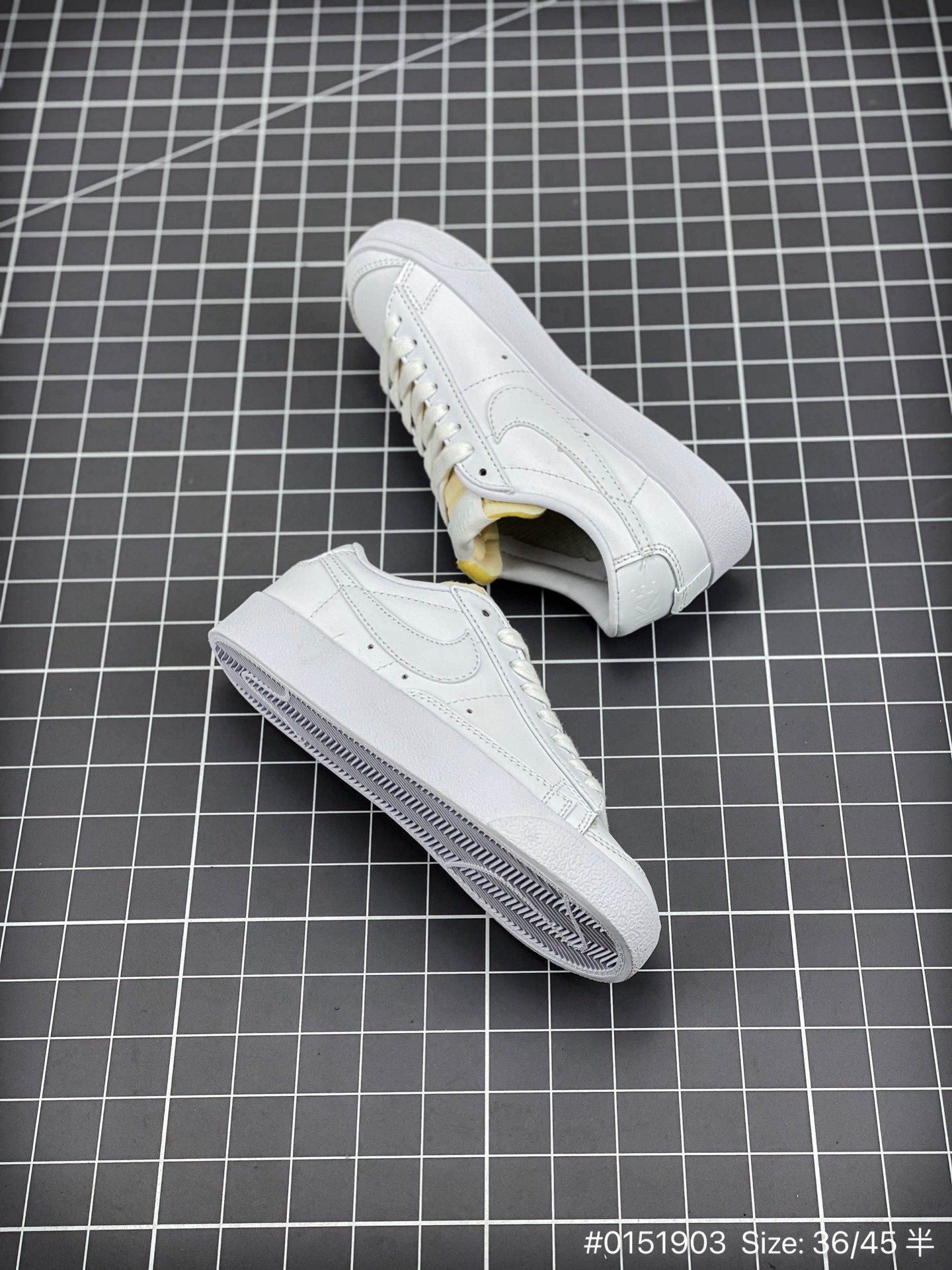 Nike Blazer Low1977 - White Unisex Streetwear Limited Edition - The Nike Blazer Low '1977 Synthetic Leather White offers a clean and modern take on