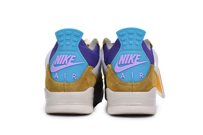 Air Jordan 4 Retro Sp Desert Moss Sneakers - Black Unisex Streetwear Limited Edition - Elevate your sneaker collection with the Air Jordan 4 Retro SP Desert Moss, a blend