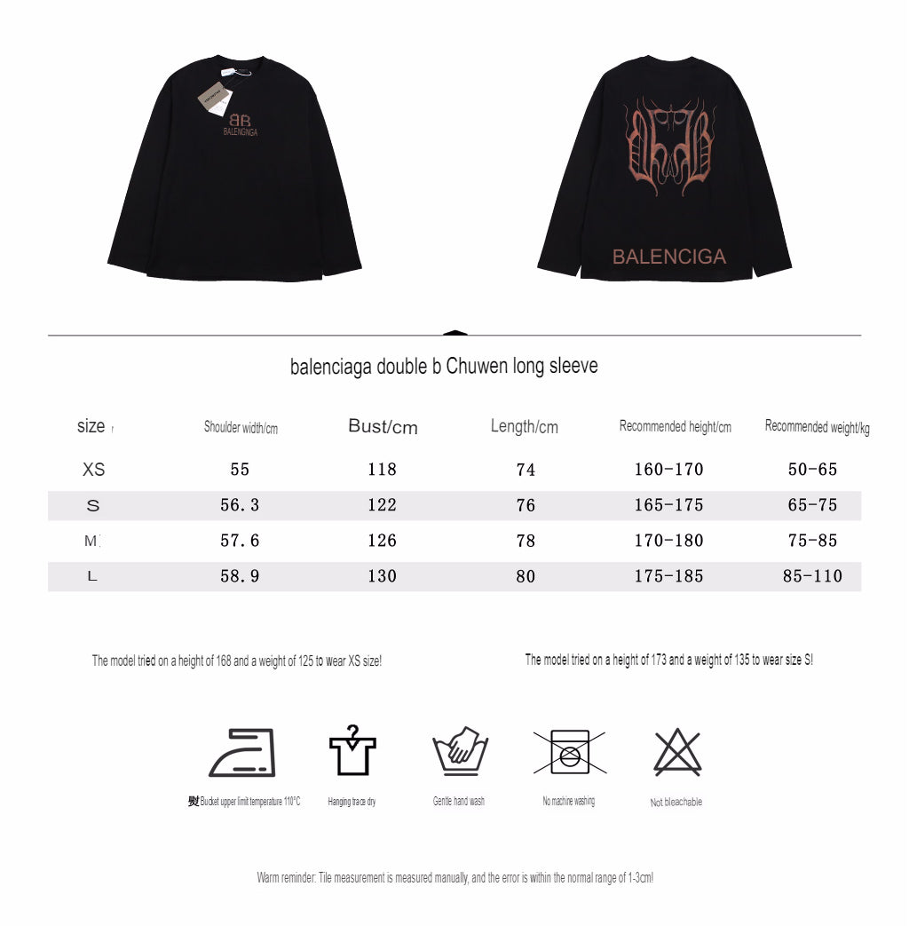 Camiseta de manga larga Balenciaga