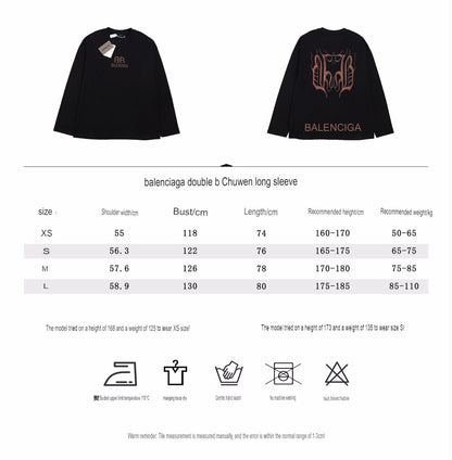 Camiseta de manga larga Balenciaga