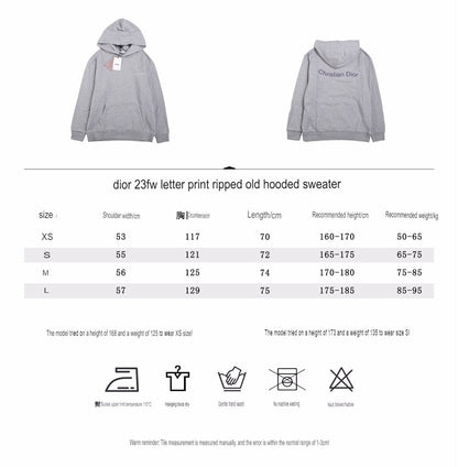 Sudadera gris Dior