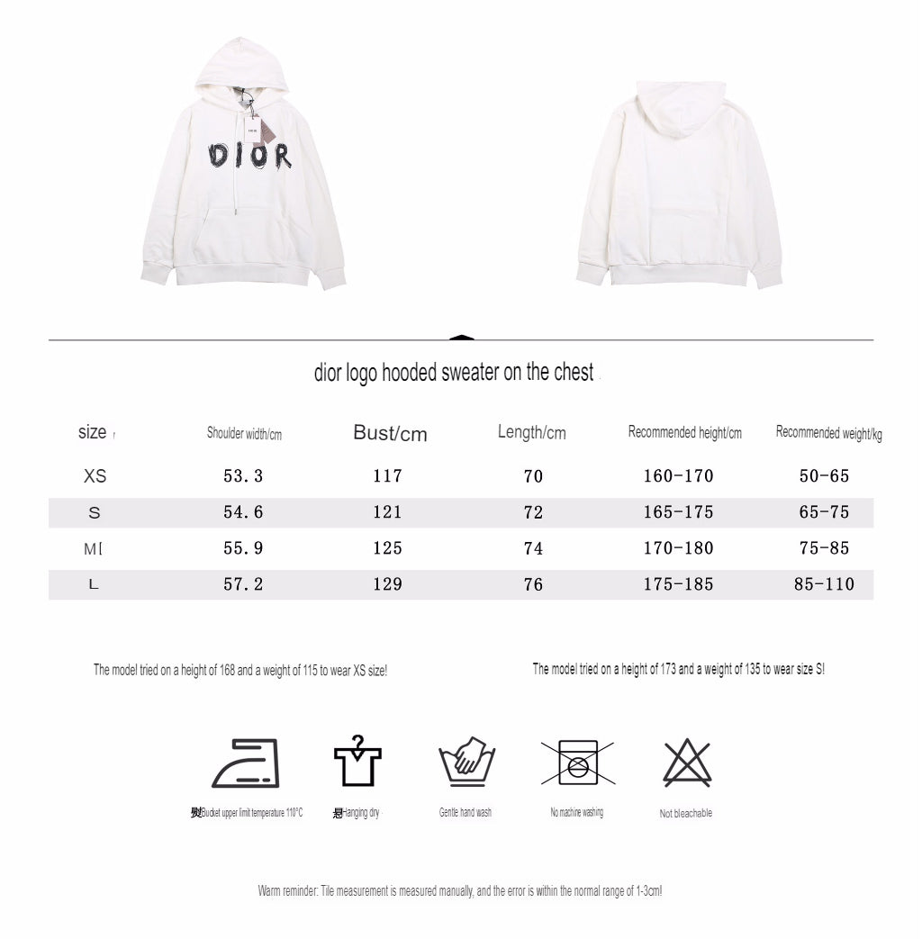 Sudadera Dior con motivo de pinceladas