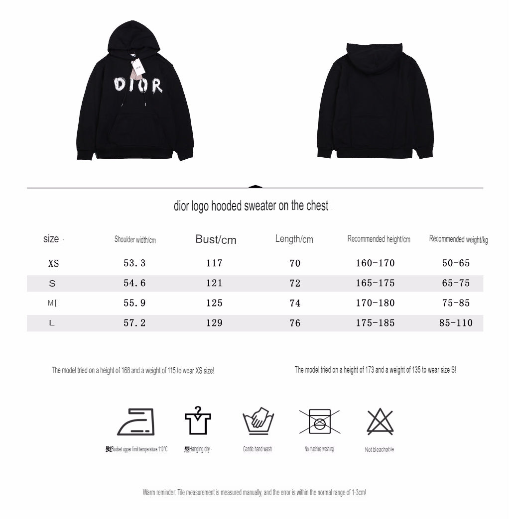 Sudadera Dior con motivo de pinceladas