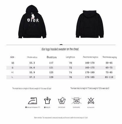 Sudadera Dior con motivo de pinceladas