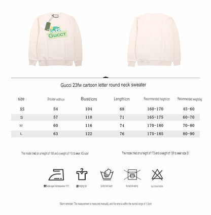 Sudadera Gucci con gráfico de monstruo