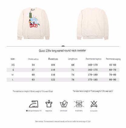 Sweatshirt Gucci Donald Duck - Crème