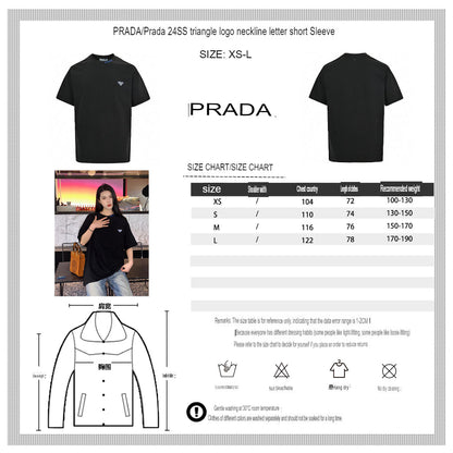 Prada Milano Logo T-Shirt (Black) - logo - replica sneakers