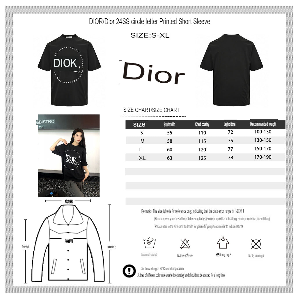 Camiseta Dior 'Forever Dior' (Negra)