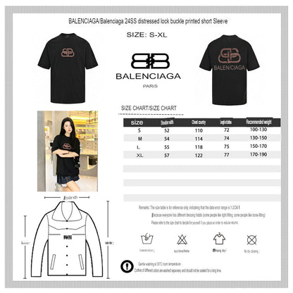 Camiseta con el logo de Balenciaga