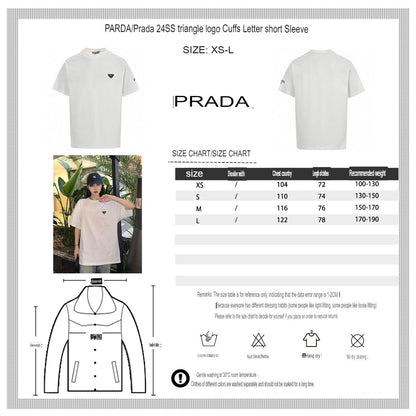 Prada Logo T-Shirt (White) - logo - replica sneakers