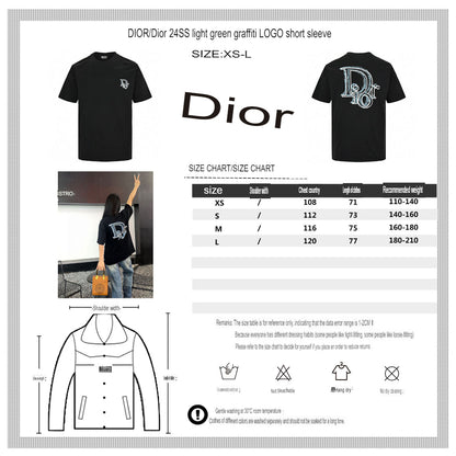 Camiseta Dior Classic Logo (Negra)