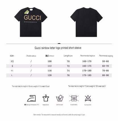 Camiseta Gucci Cities con letras mayúsculas