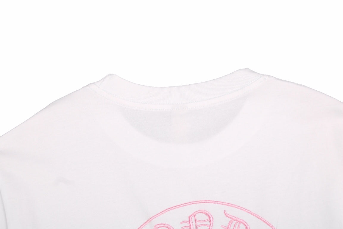 Balenciaga Supreme T-shirt (white) Unisex Streetwear Limited Edition - <span>White t-shirt featuring a small 'Supreme' logo with a wavy underline design on the front.
