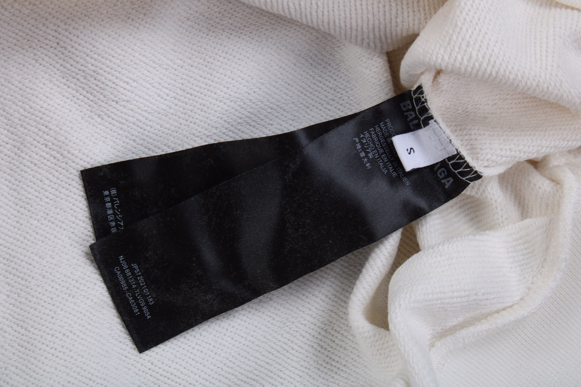 Sudadera blanca Balenciaga