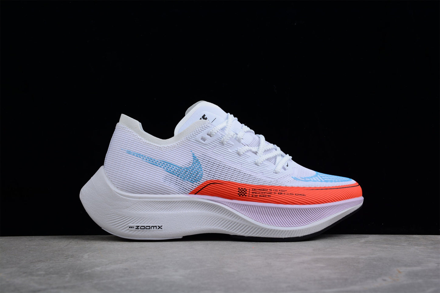 Zoom - Vaporfly Ne - T% 2 And Orange - White Unisex Streetwear Limited Edition - The Nike ZoomX Vaporfly NEXT% 2 is a high-performance running shoe designed for elite runners.