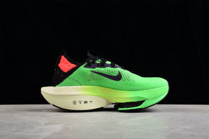 Zoom Alphafly Ne - T% 2 Green And - Black Unisex Streetwear Limited Edition - Introducing the Nike Zoom Alphafly NEXT% in a vibrant green and black colorway, designed for