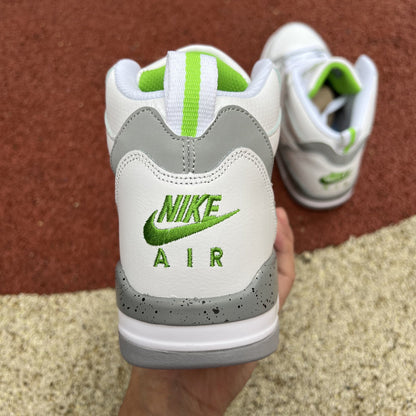 JORDAN 13 'white - Grey - Green' Unisex Streetwear Limited Edition