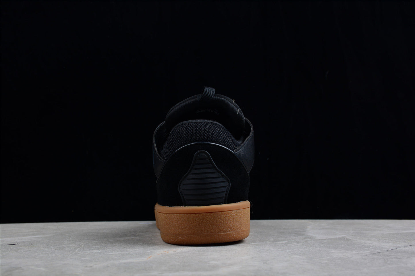 Lanvin And Gum Sole Sneaker T-Shirt - Black Unisex Streetwear Limited Edition - ### Lanvin Black and Gum Sole Sneaker Upgrade your sneaker game with the Lanvin Black