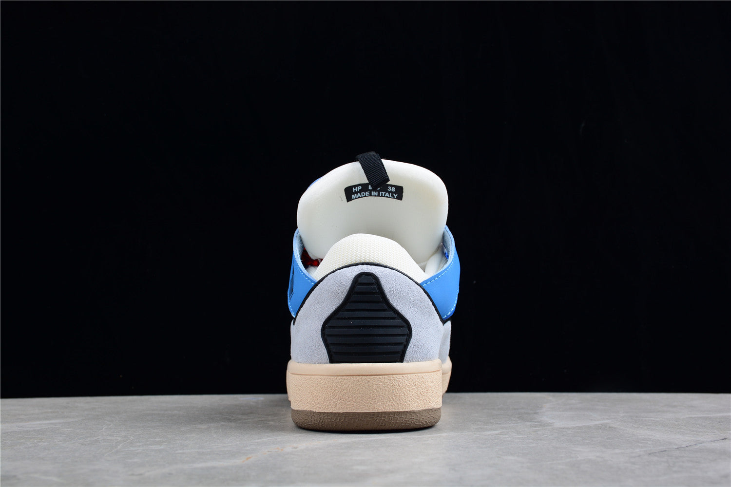 Lanvin Blue And Lace Sneakers - Red Unisex Streetwear Limited Edition - ### Lanvin Blue and Red Lace Sneakers Experience the perfect blend of contemporary design and