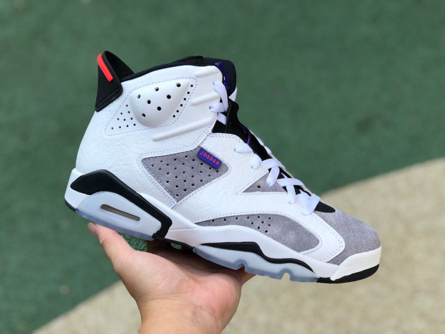 Jordan 6 'quai 54' - White Unisex Streetwear Limited Edition - The Air Jordan 6 'Quai 54' is a unique and highly sought-after sneaker that celebrates