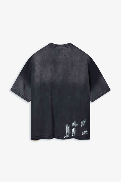 GALLERY Dept Alva New Vintage Tee T-Shirt - Black Unisex Streetwear Limited Edition - Introducing the Gallery Dept. Abstract Art T-Shirt, a statement piece that merges fashion with artistic