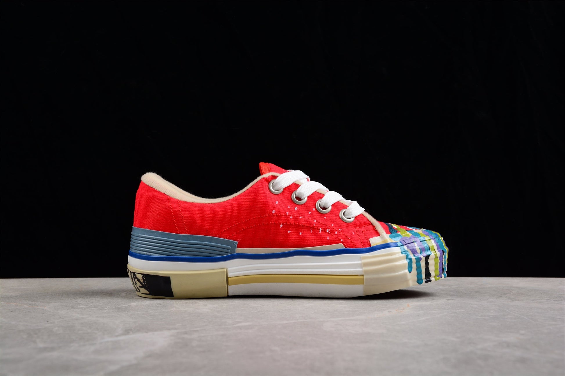 Vibrant Canvas Low Top Sneakers - White Unisex Streetwear Limited Edition - ### Vibrant Canvas Low Top Sneakers Step up your sneaker game with the Vibrant Canvas