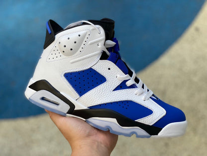 Jordan 6 'sport Blue' Unisex Streetwear Limited Edition
