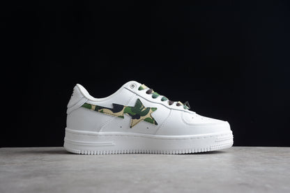 BAPE Sta Camo Edition Sneakers - White Unisex Streetwear Limited Edition - ### BAPE STA White Camo Edition Sneakers Introducing the BAPE STA White Camo Edition Sneakers,
