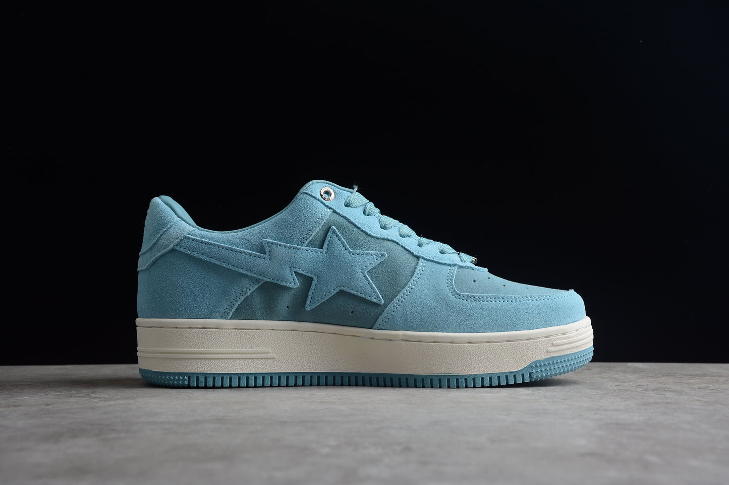 BAPE Sta Low-top Suede Sneakers - Blue Unisex Streetwear Limited Edition - **BAPE STA Low-Top Blue Suede Sneakers** Elevate your sneaker collection with the BAPE STA Low-Top
