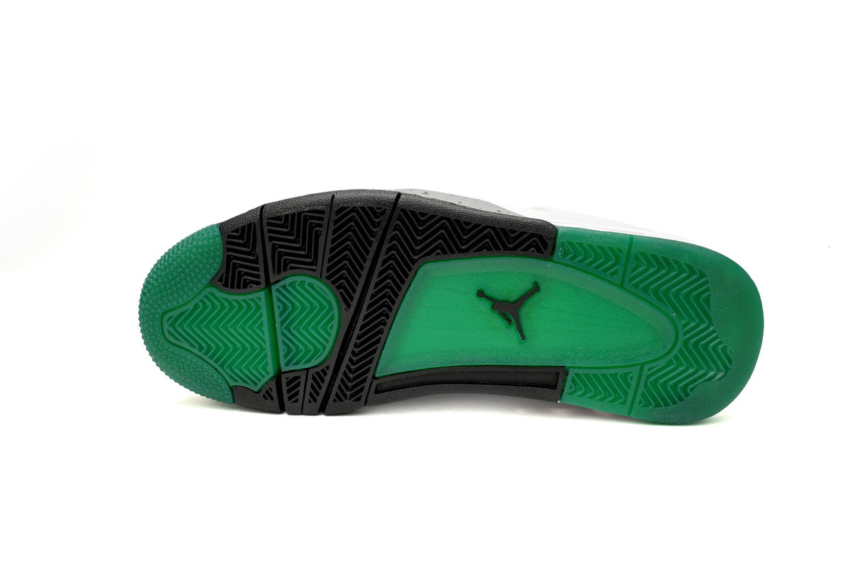 Jordan Wmns 4 Retro Jamaica Green - White Unisex Streetwear Limited Edition