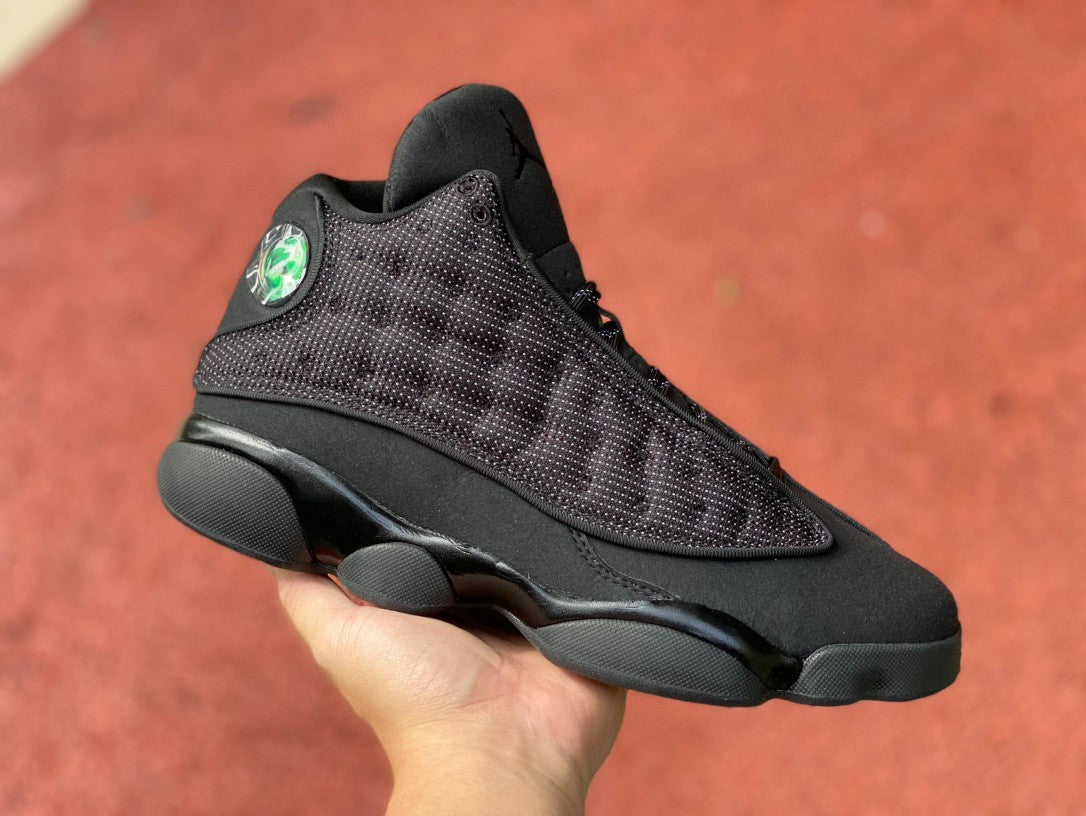 Jordan 13 Retro 'black Cat' Unisex Streetwear Limited Edition - **Product Description: Air Jordan 13 Retro 'Black Cat'** Step into the shadows with the Air