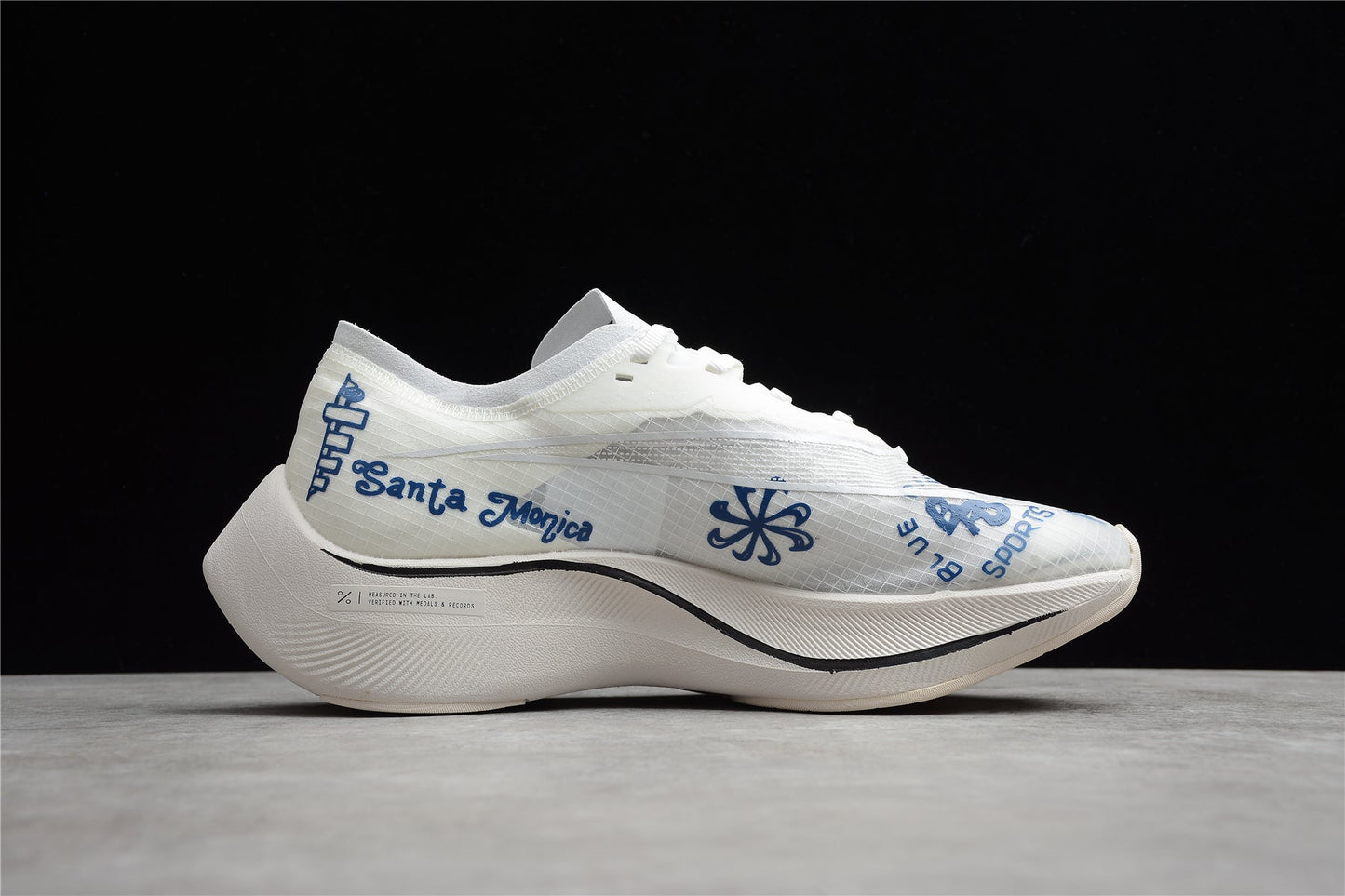 Zoom - Vaporfly Ne - T% 2 And Blue - White Unisex Streetwear Limited Edition