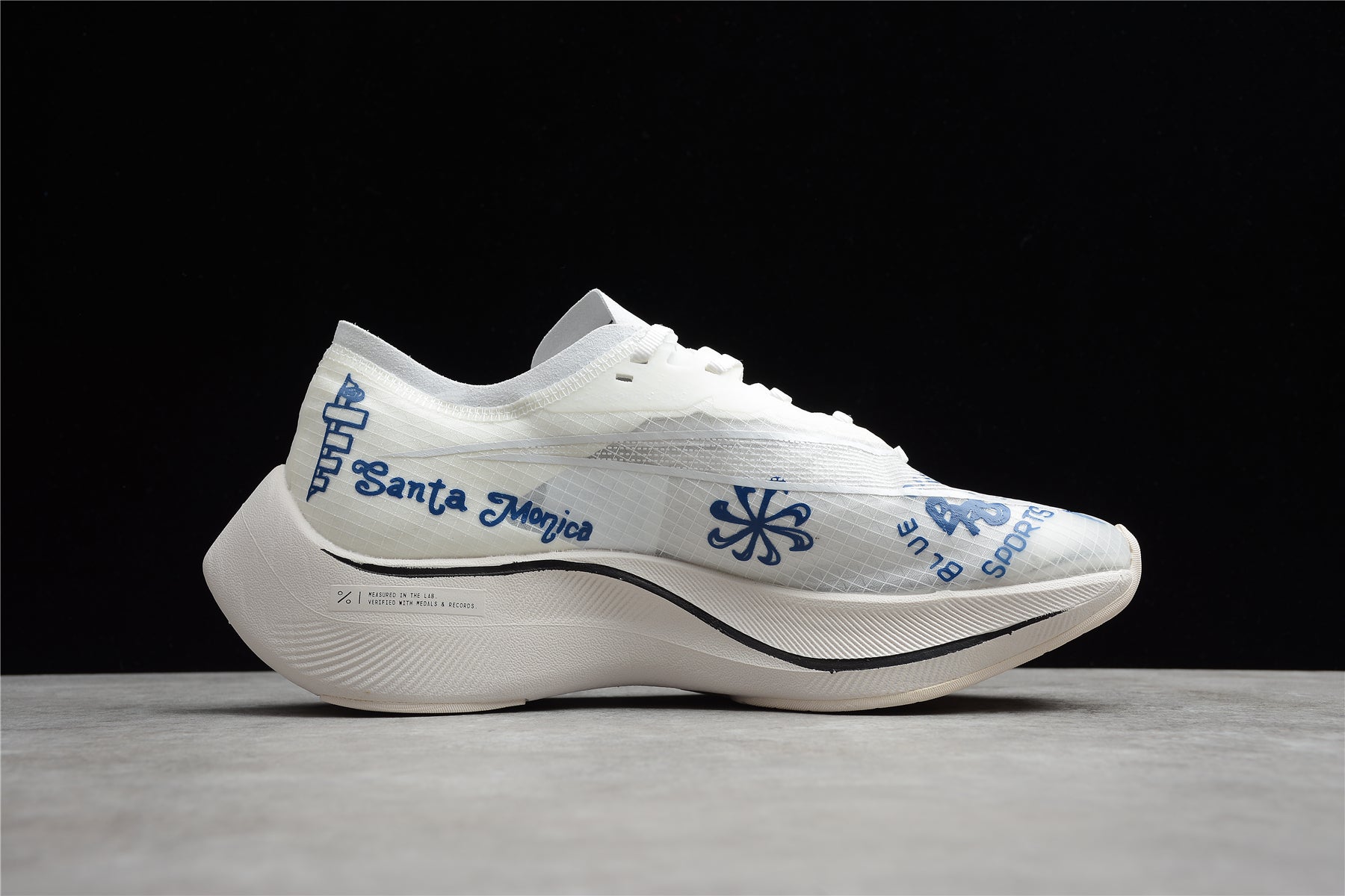 Zoom - Vaporfly Ne - T% 2 And Blue - White Unisex Streetwear Limited Edition