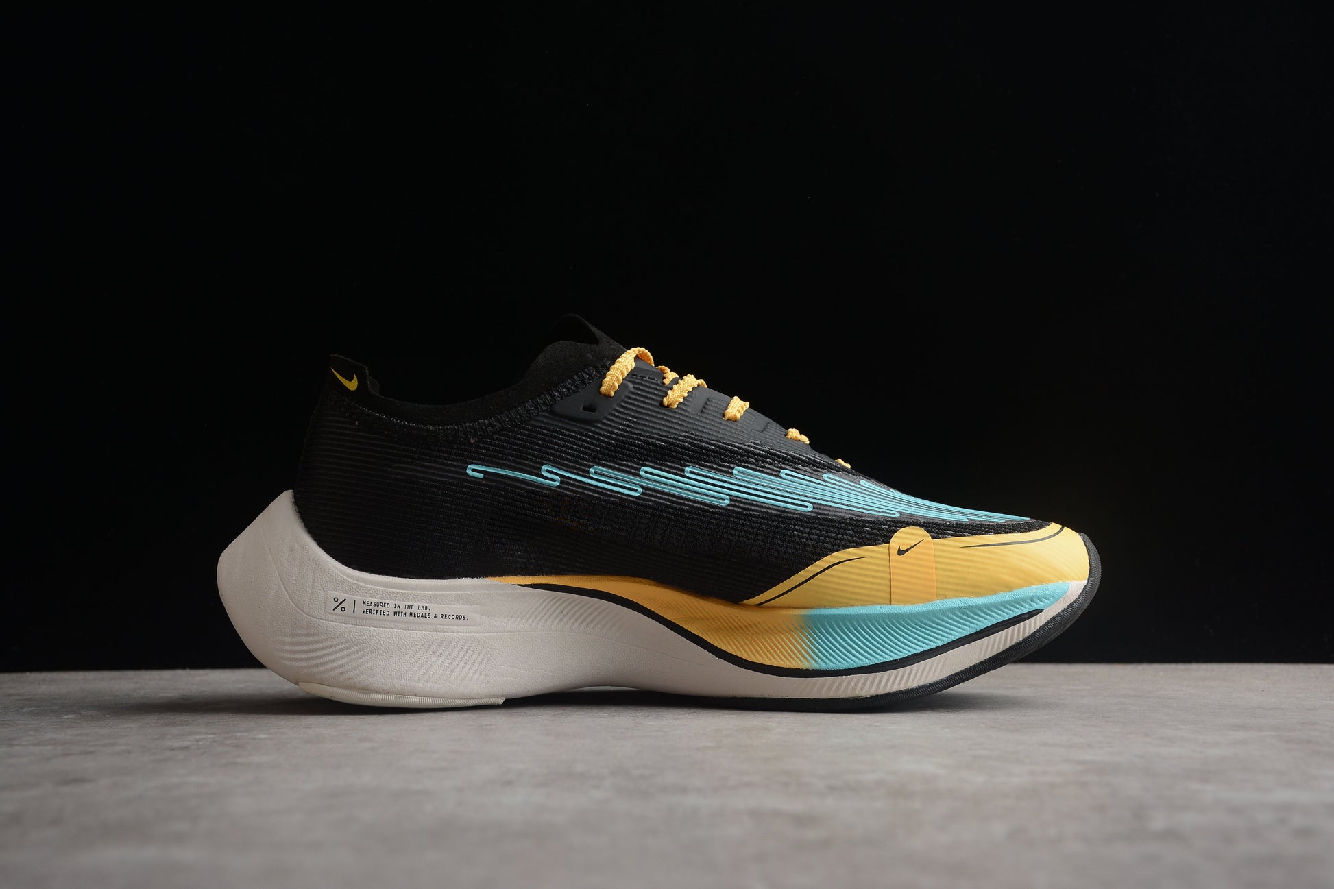 Zoom - Vaporfly Ne - T% 2 Black,turquoise And Yellow Unisex Streetwear Limited Edition - Introducing the Nike Air Zoom Alphafly NEXT% 2, a revolutionary running shoe designed for those
