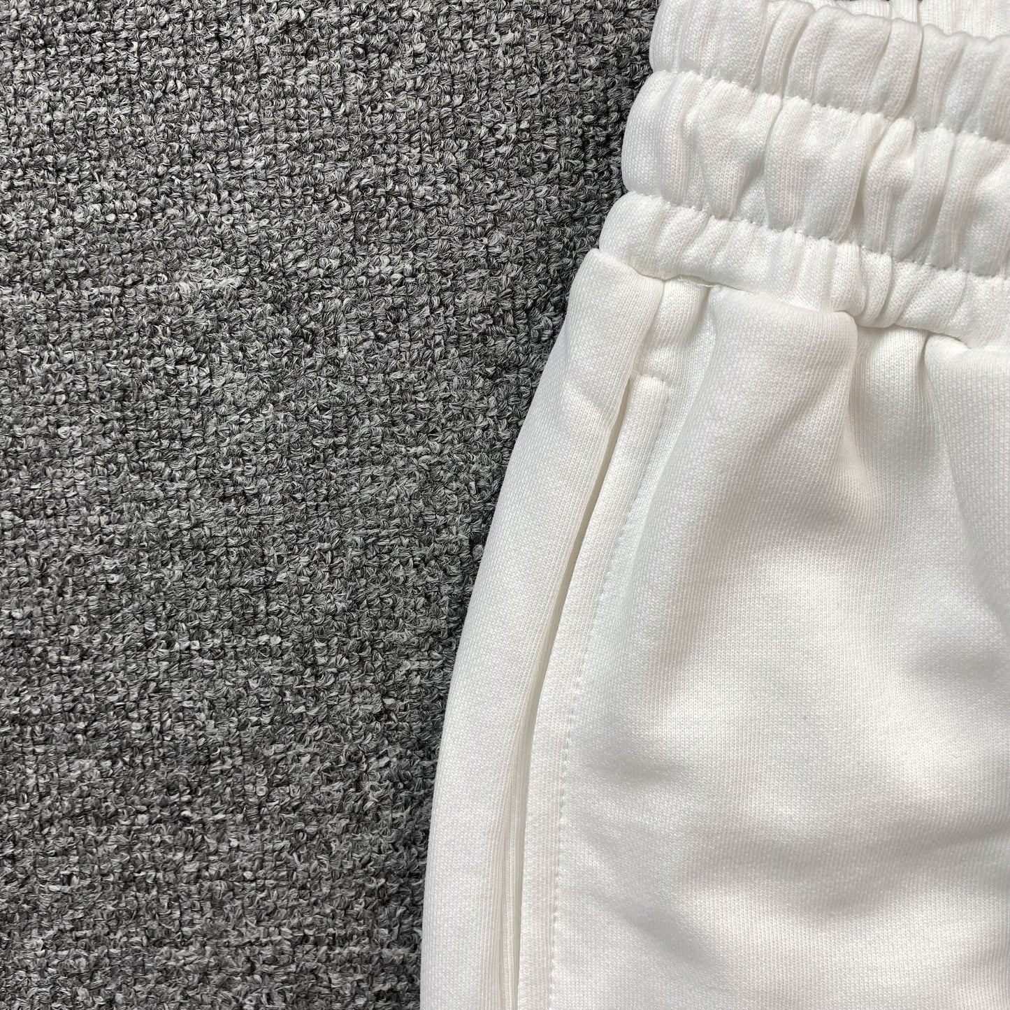 DENIM Tears Cotton Wreath Sweatpants - White Unisex Streetwear Limited Edition