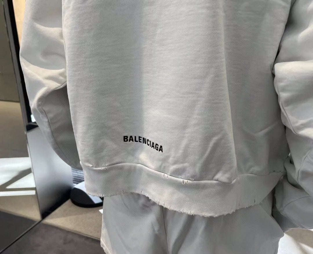 Sudadera blanca Balenciaga Be Yourself