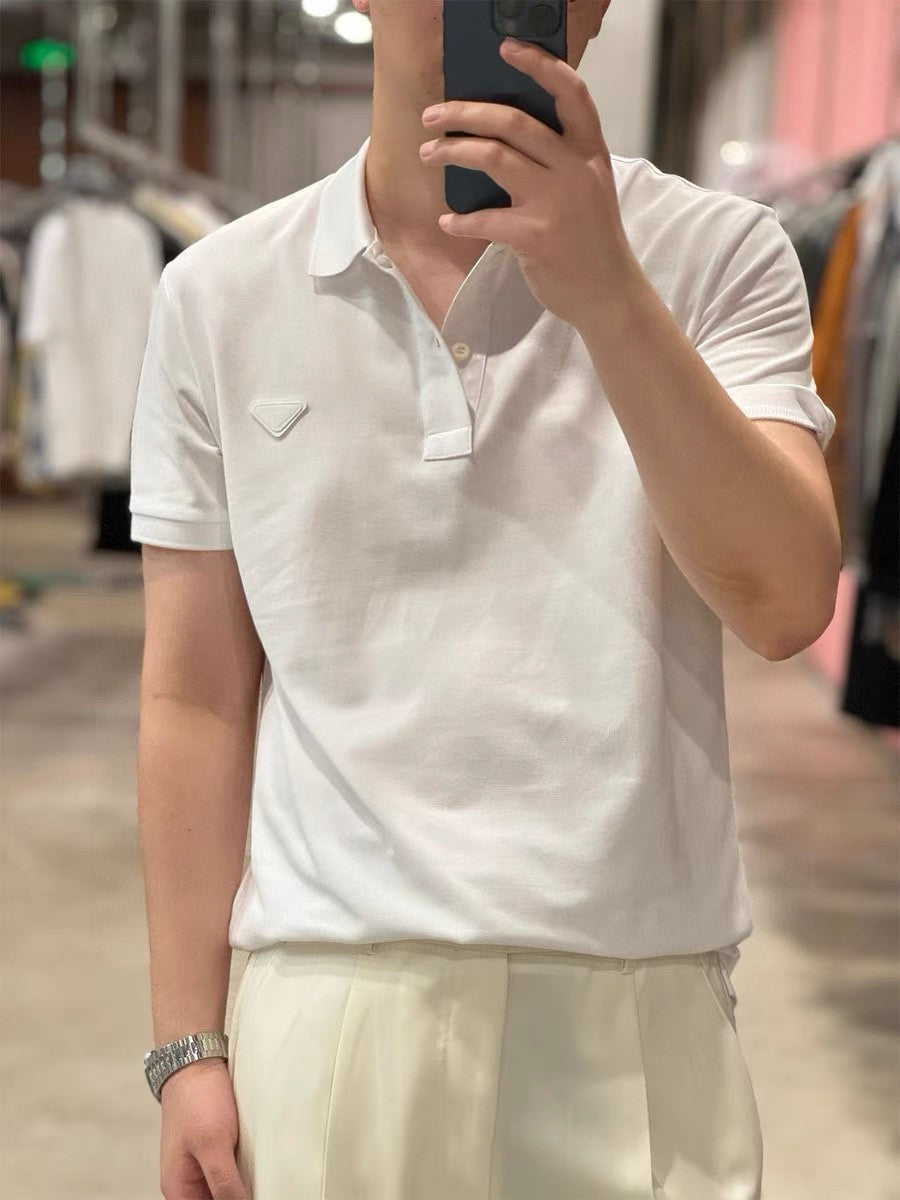 Prada Classic White Polo Shirt - logo - replica sneakers