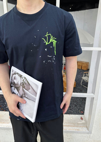 Camiseta Dior Artistic Splatter (Negra)