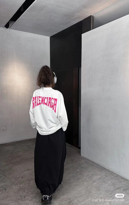 Sudadera blanca Balenciaga