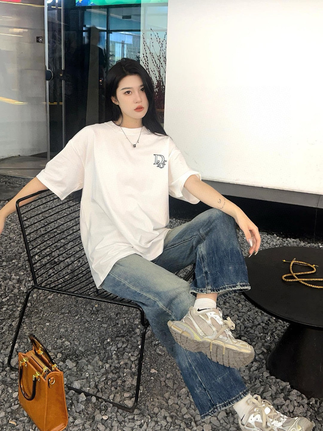 Camiseta Dior Classic Logo (Blanca)