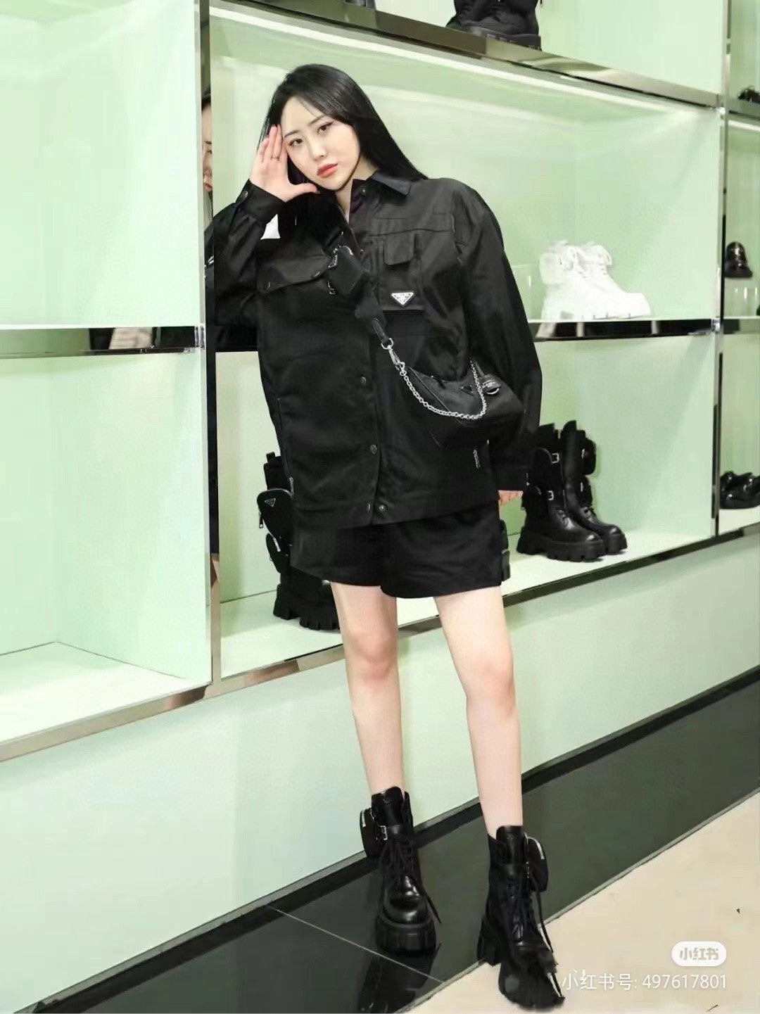 Prada Nylon Jacket - logo - replica sneakers