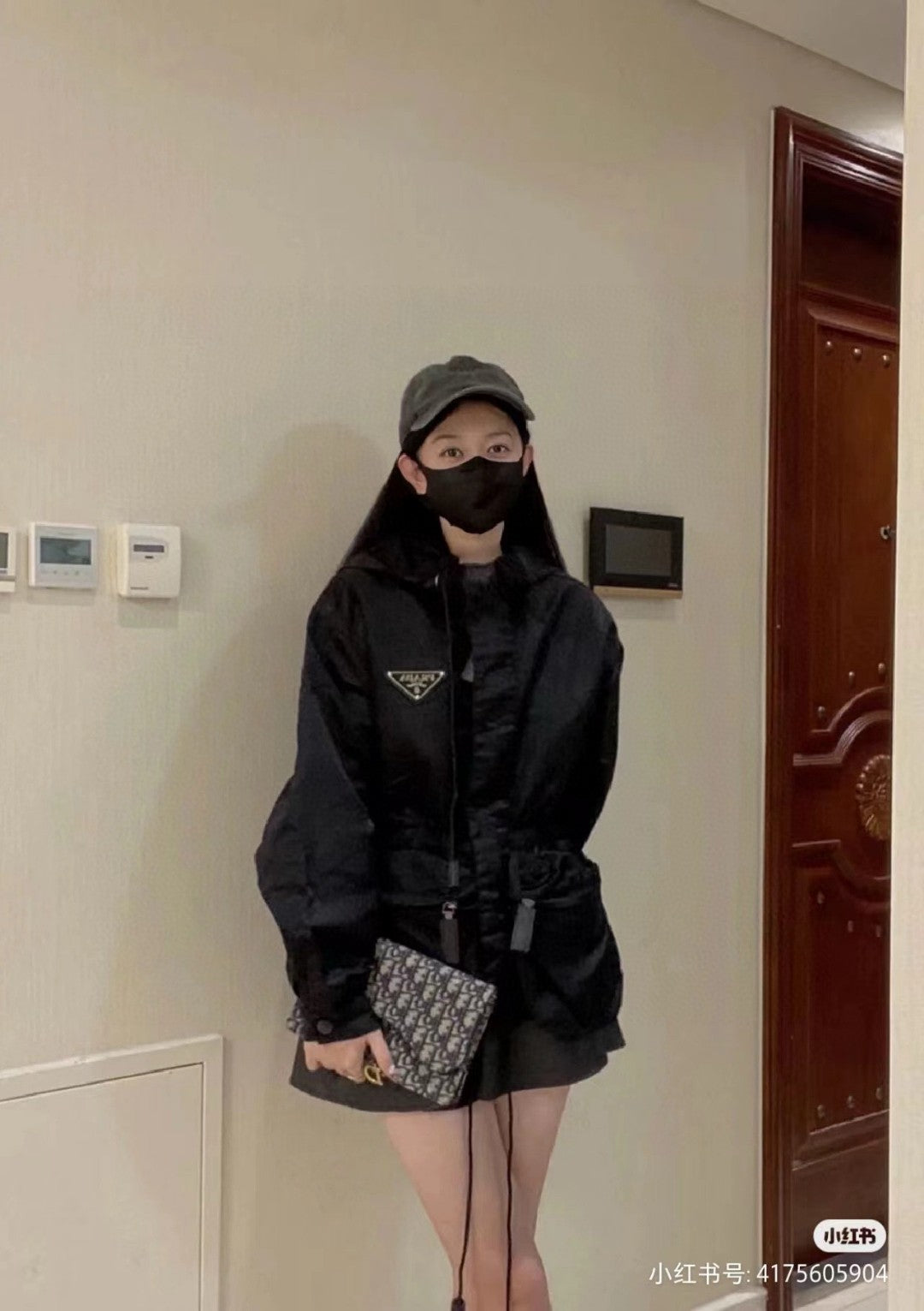 Prada Nylon Hooded Jacket - logo - replica sneakers