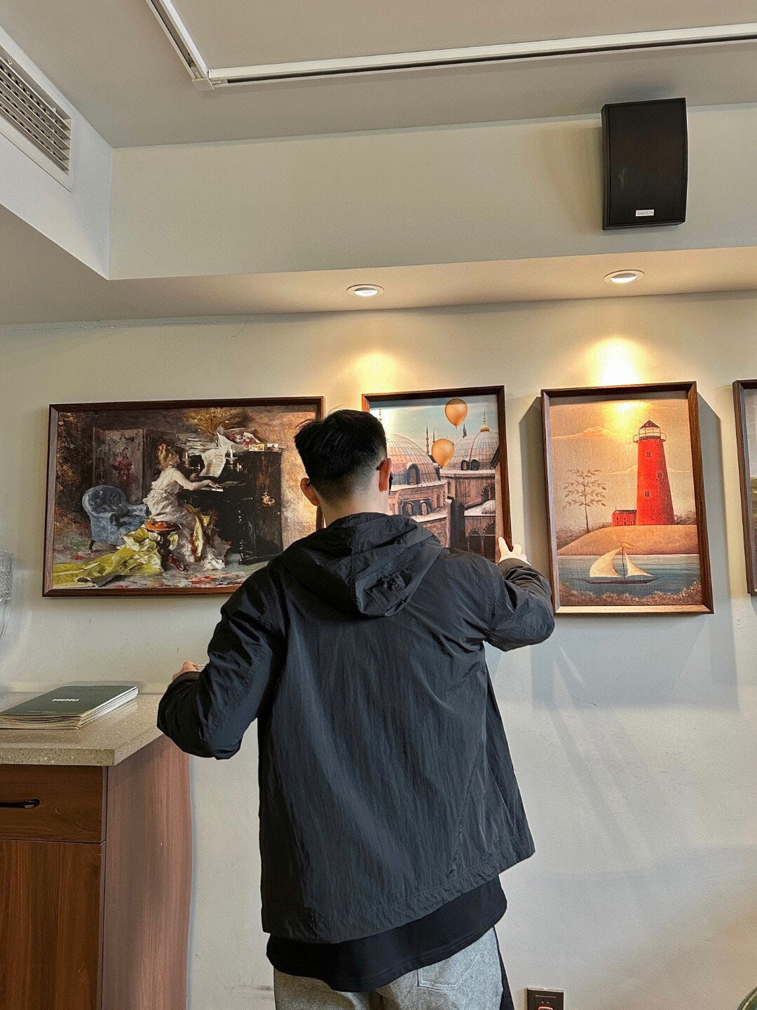 Chaqueta negra con capucha Dior