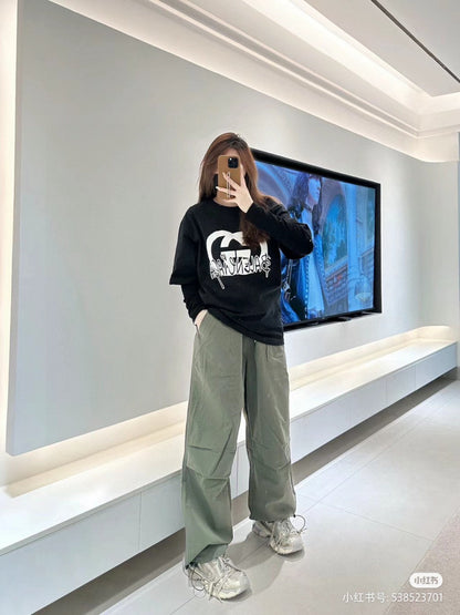 Gucci - Balenciaga Hacker Project T-shirt (black) Unisex Streetwear Limited Edition - The Gucci x Balenciaga Hacker Project T-Shirt in black is a distinctive piece from the