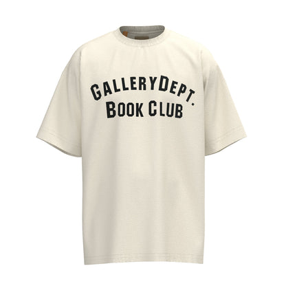 GALLERY Dept T-Shirt - White Unisex Streetwear Limited Edition - **Gallery Dept. Book Club T-Shirt** Introducing the Gallery Dept. Book Club T-Shirt, a perfect blend