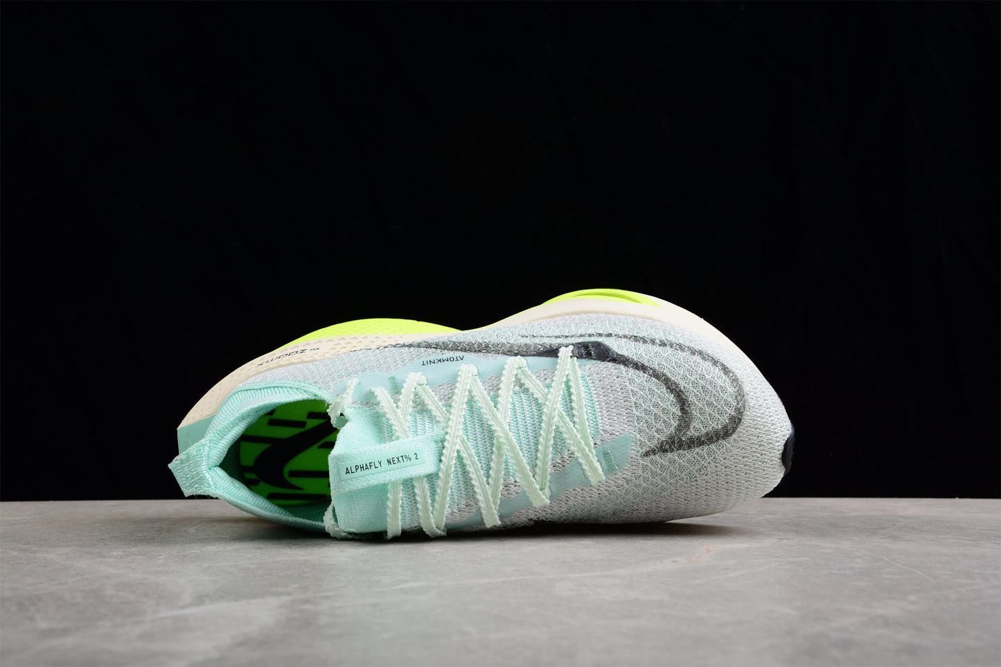 Zoom Alphafly Ne - T% 2 Mint And Yellow - Green Unisex Streetwear Limited Edition